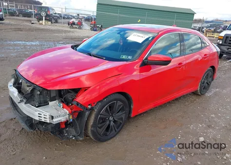 2018 Honda Civic Ex из США, поврежденный, VIN SHHFK7H56JU414026